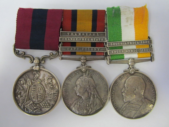 Bonhams : A Boer War D.C.M. group of three to Sergeant J.Mundy ...