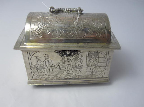 Bonhams : A Continental box circa 1875