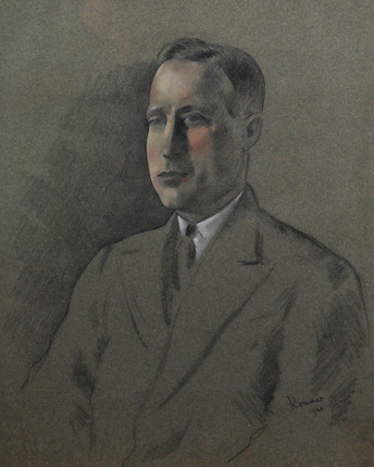 Bonhams : Jacob Kramer (British, 1892-1962) Portrait of a gentleman ...