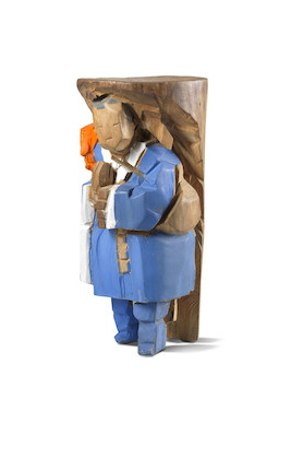 Bonhams : Ju Ming (Zhu Ming, b.1938) Living World Series Monk