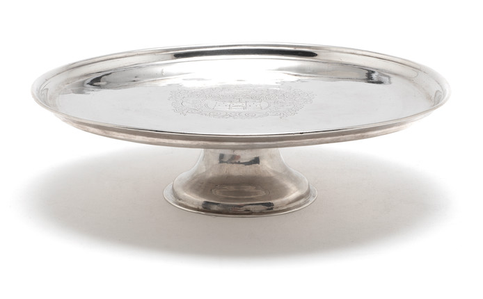 Bonhams : A George I Irish silver tazza By Joseph Walker, Dublin 1715