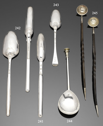 Bonhams : An 18th century Irish silver marrow scoop by John Bolland ...