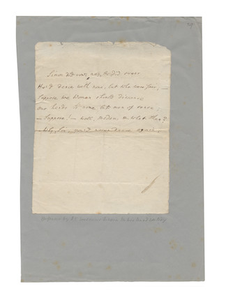 Bonhams : DARWIN, ERASMUS (1731-1802) AUTOGRAPH MANUSCRIPT OF HIS ...