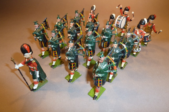 Bonhams : Drums, Pipes and Military Band of the Black Watch, Camerons ...