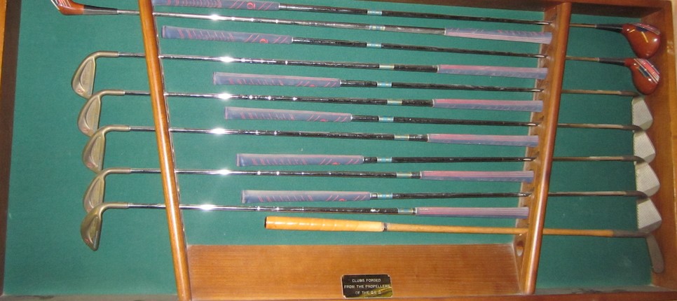 Bonhams : A set of Swilken of St Andrews 'QE2' limited edition clubs