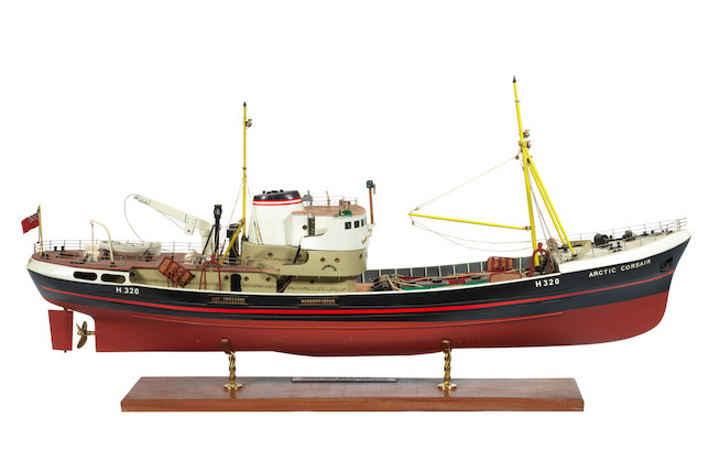 Bonhams : A radio controlled pond model of the Trawler Arctic Corsair ...