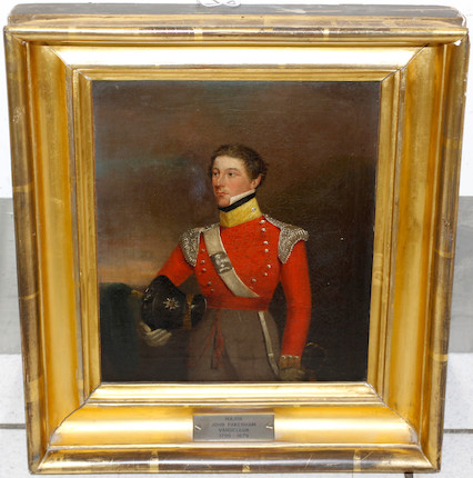 Bonhams : English School, 19th century Portrait of Major Thomas ...