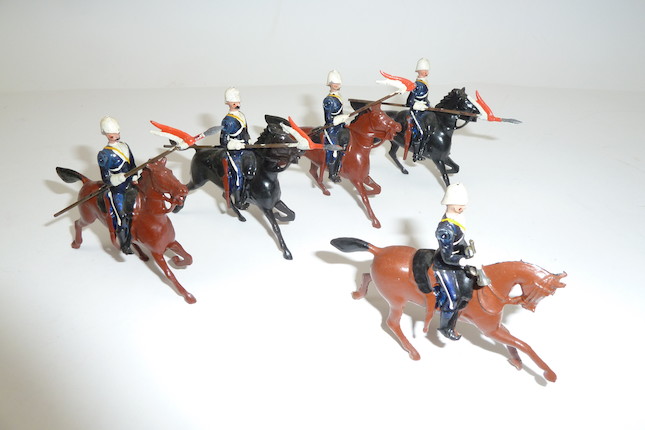 Bonhams : Britains set 81, 17th Lancers in 'Ulundi' Foreign Service Order 5