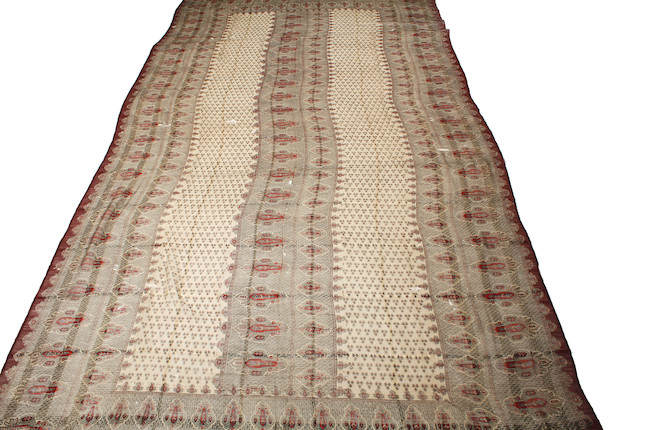 Bonhams : Three shawls, 19th century