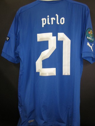 PUMA ANDREA PIRLO ITALY AWAY JERSEY EURO 2012 on eBid