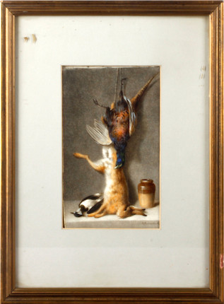 Bonhams : William Cruickshank (British, 1848-1922) Still Life of Game ...