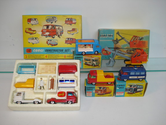 Bonhams : Corgi GS 24 Commer construction set and other commercial vans 5