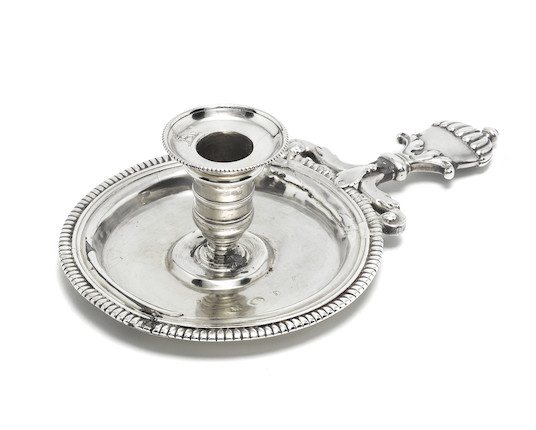 Bonhams : A late 17th century silver chamberstick hallmarks and makers ...