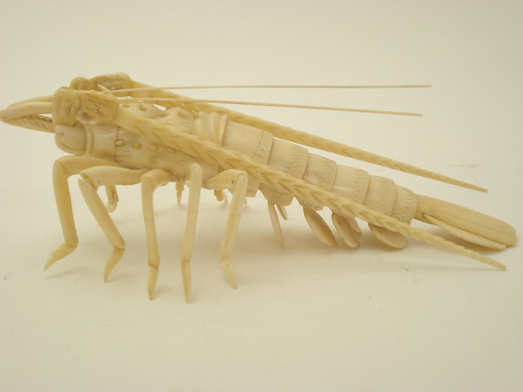 Bonhams : An Articulated Crayfish Meiji