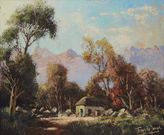 Bonhams Marthinus (Tinus) Johannes de Jongh (South African, 18851942
