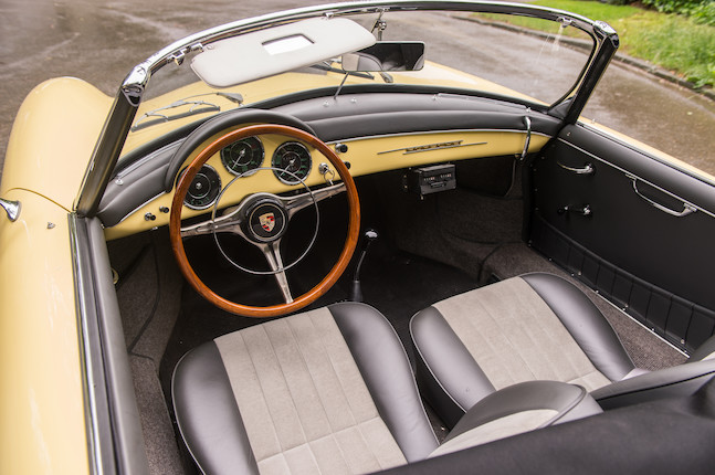 Original European delivery,1961 Porsche 356B 1600 Roadster  Chassis no. 088885 Engine no. 604614 image 25
