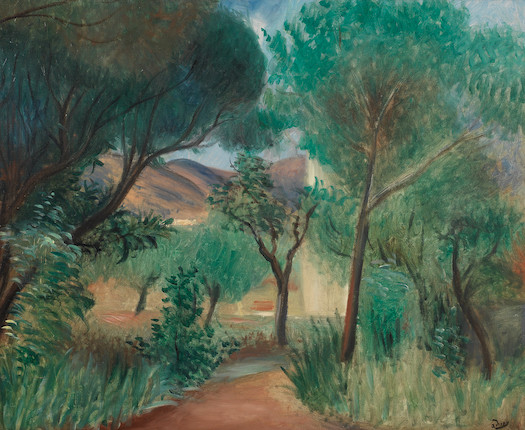 Bonhams : André Derain (French, 1880-1954) Sous-bois en Provence