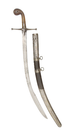 Bonhams : A Turkish Silver-Mounted Kilij