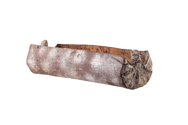 Bonhams : A Bark Carrier (Angum), Western Australia Length 80.5cm