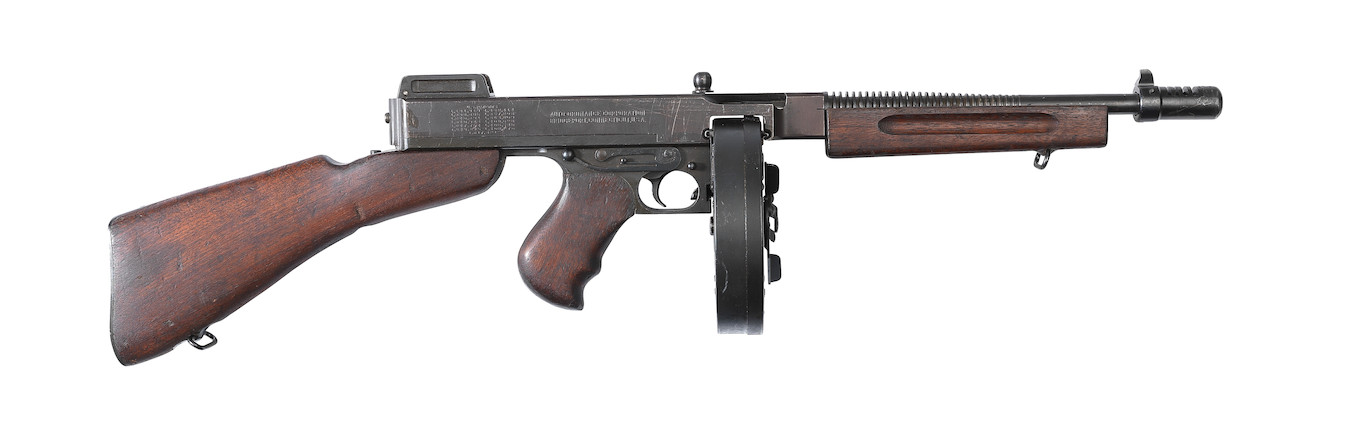 Bonhams A Deactivated 45 Model 1928 A1 Sub Machine Gun By Thompson