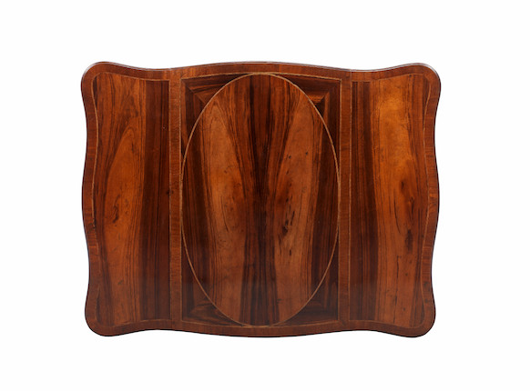 Bonhams : A George III gonçalo alves and chequerbanded pembroke table