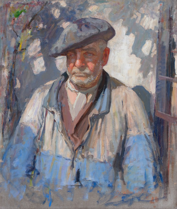 Bonhams : David MacBeth Sutherland (British, 1883-1974) Old farmer