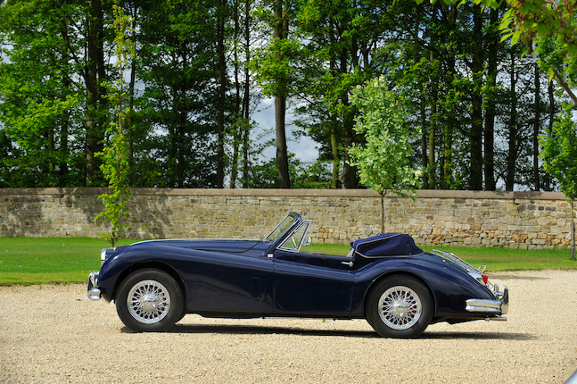 One of only 479 examples,1955 Jaguar XK140 Drophead Coupé  Chassis no. 807210 Engine no. G4297-8 image 25