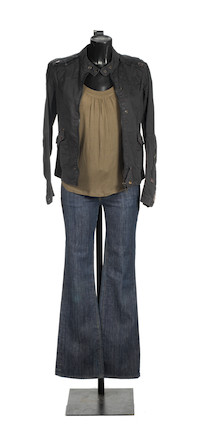 Torchwood, Series 2, Episode 11 'Adrift' Eve Myles as Gwen Cooper, a costume, 2008, 3 image 1