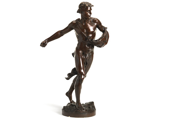 Bonhams : Jean-Baptiste Germain (French, 1841-1910) A large bronze ...