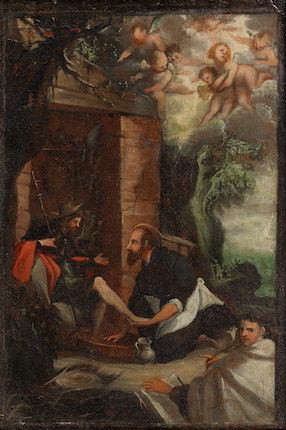 Bonhams : Circle of Francesco Maffei (Vicenza circa 1605-1660) Saint Roch