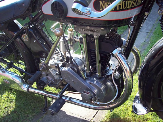 1928 New Hudson 346cc Model 85 Sports Motorcycle Combination Frame no. L14465 Engine no. LSO1493 image 4