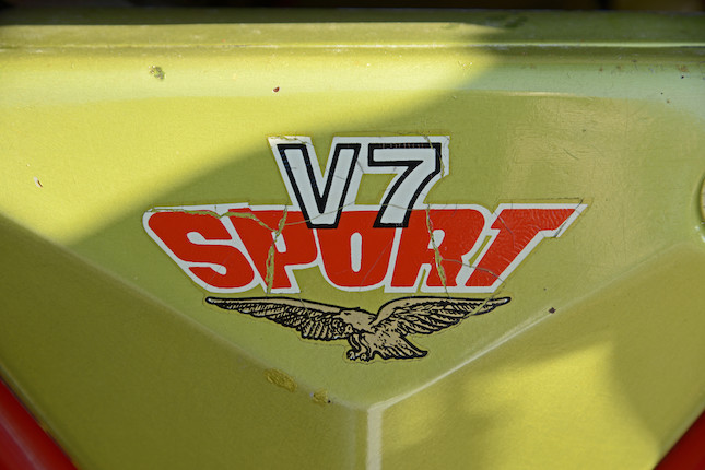 Moto Guzzi V7 Sport 749 cm3 1971 Frame no. VK11147 Engine no. VK30098 image 11