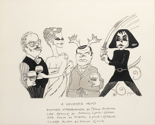 Bonhams : Michael Ffolkes (Brian Davis) (1925-1988) five black and ...