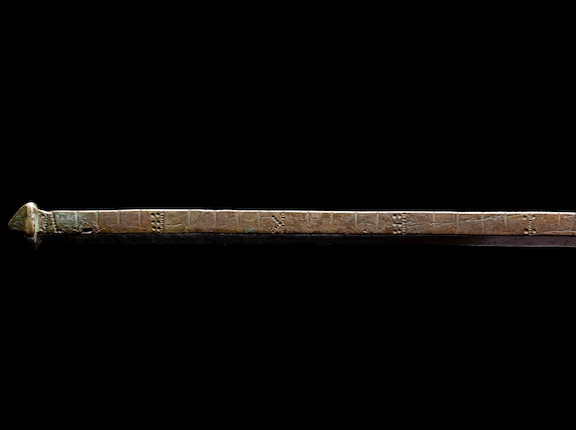 Bonhams : A Byzantine bronze steelyard balance and weight with a Greek ...