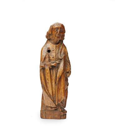 Bonhams : A small late 16th century/early 17th century carved oak ...
