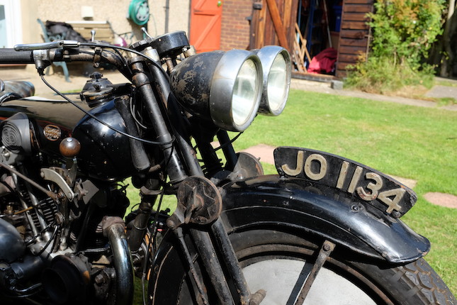 1930 Brough Superior OHV 680 Black Alpine Frame no. H1032 Engine no. GTOY/W 7659/S image 7