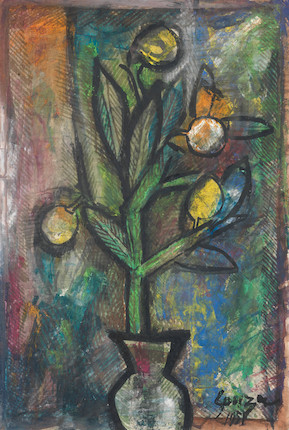 Bonhams : Francis Newton Souza (India, 1924-2002) Still Life