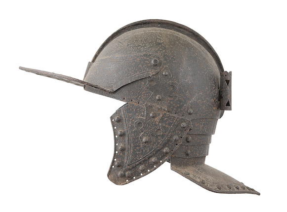 Bonhams : A Harquebusier's Pot Helmet In English Style Of The Second ...