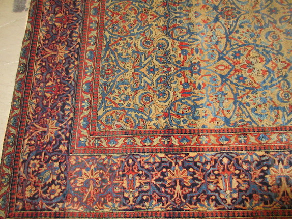 Bonhams A Pair Of Kurk Kashan Rugs Central Persia 214cm X 130cm