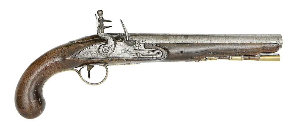 Bonhams : A 16-Bore Flintlock Pistol, And Another Of 25-Bore