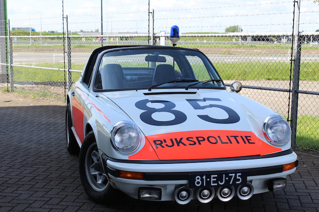 One of a mere 5 believed delivered new to the Rijkspolitie in 1974,1974 Porsche 911 2.7-Litre Targa 'ALEX 12.85' Rijkspolitie  Chassis no. 9115110341 Engine no. 6359081 image 11