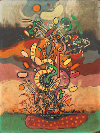 Bonhams : Ahmed Parvez (Pakistan, 1926-1979) Abstract 2 Untitled ...