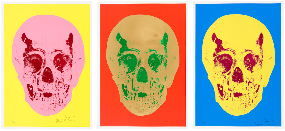 Bonhams : Damien Hirst B. 1965, Till Death Do Us Part three works (Co ...