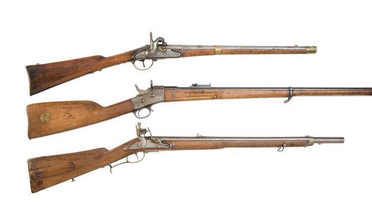 Bonhams : An Austrian 25-Bore Flintlock 1795 Model Short Rifle Musket
