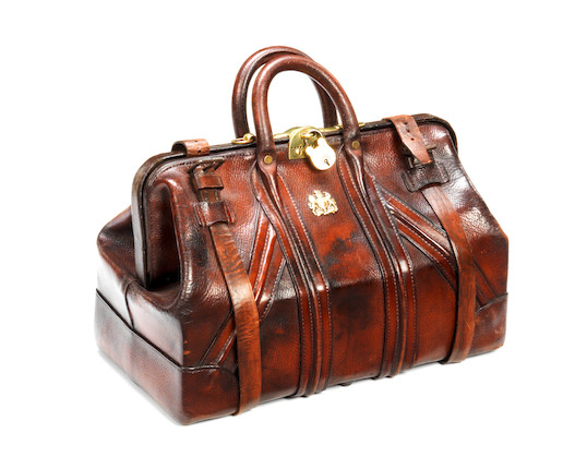 Sold at Auction: VICTORIAN GLADSTONE BAG