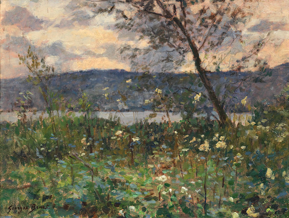 Bonhams : Georges Jules Ernest Binet (French, 1865-1949) Landscape with ...