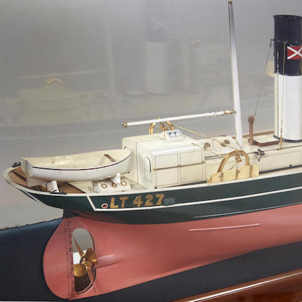 Bonhams : A ship builder's model of the steam trawler Lolist, English ...