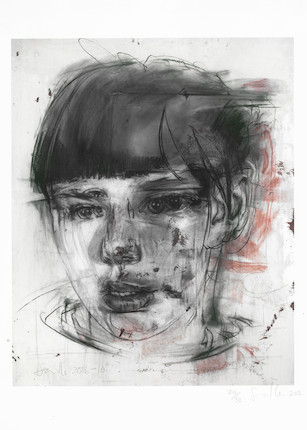 Bonhams : Jenny Saville (British, 1970) Red Stare Digital pigment print ...