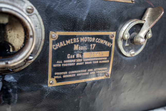1913 Chalmers Model 17 36hp Five Passenger Tourer  Chassis no. 31215 image 7
