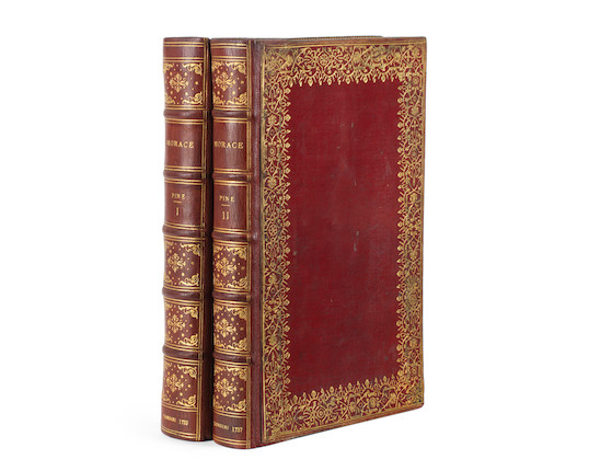 Bonhams : Horatius Flaccus (quintus) Opera, 2 Vol., John Pine, 1733-1737